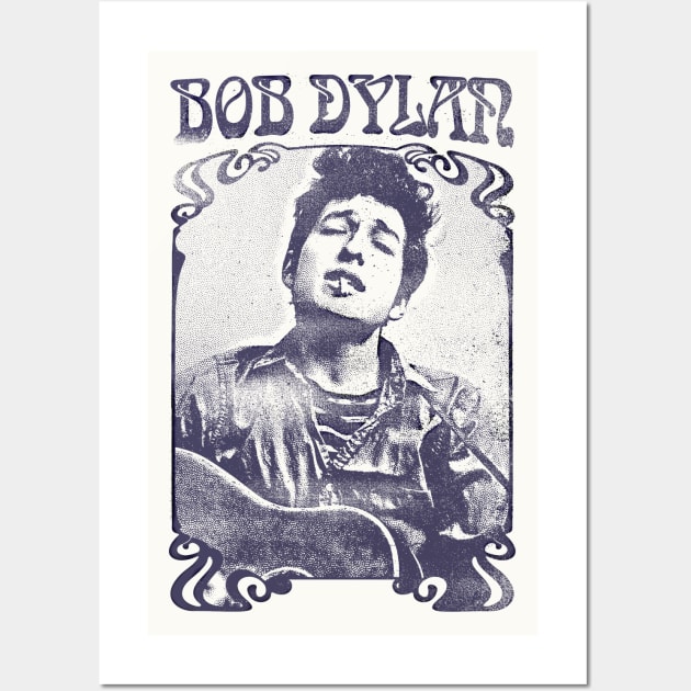 Dylan /\/ Vintage Faded Style Fan Design Wall Art by DankFutura